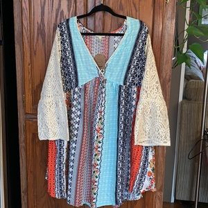 Kori Boho Dress XL Women’s Plus Size💜🦋💗